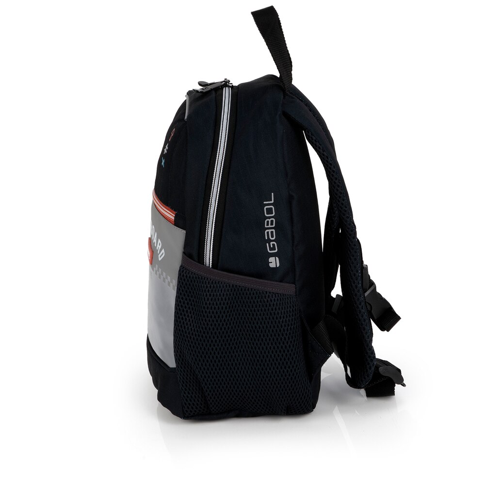Mochila Mini Gabol Trick de Poliéster Resistente À Água Cinzento-3
