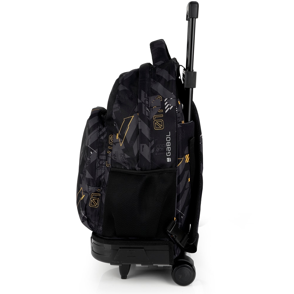 Mochila com Rodas Desmontável Gabol Byte de Poliéster Resistente À Água Preto-2