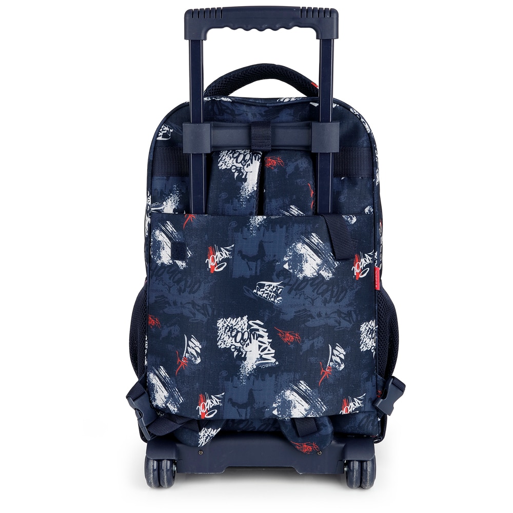 Mochila com Rodas Desmontável Gabol Dash de Poliéster Resistente À Água Azul-marinho-3