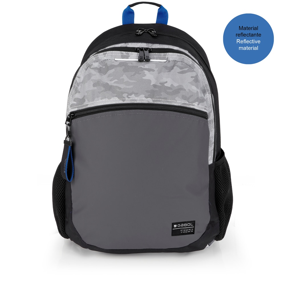 Mochila Adaptável a Carro Gabol Soul Refletor e Resistente À Água Preto-2