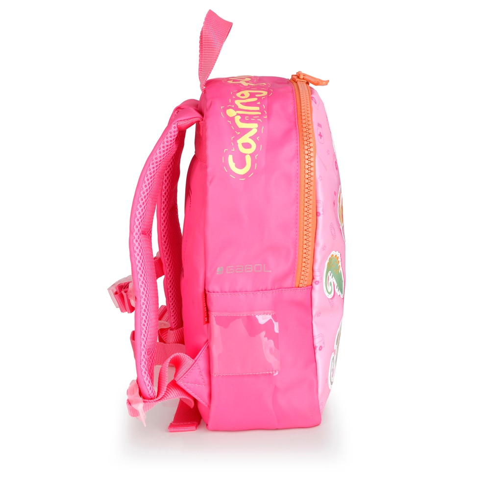 Mochila Infantil Gabol Staff Betty de Poliéster Resistente À Água Rosa-2