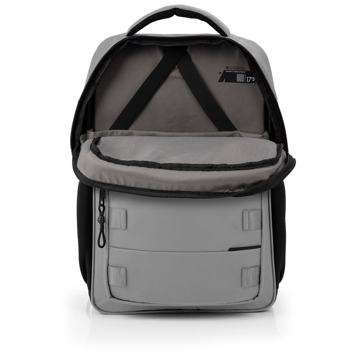 Mochila Disk para Portátil 17,3'' Cinzento-claro-4