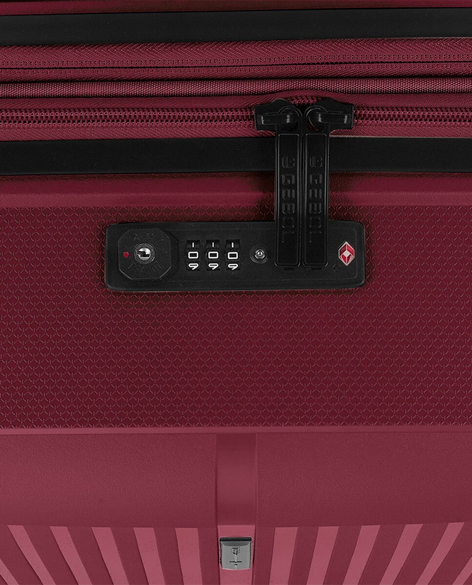 Conjunto de 3 Malas (cabine, Média e Grande) Expansíveis e Necessaire Brooklyn Rígidas com Capacidade de 235 L Bordeaux-6