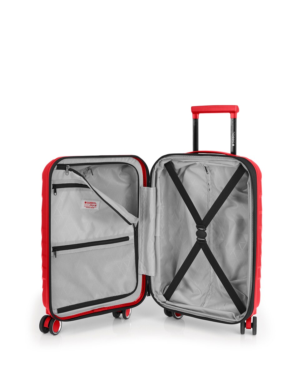 Mala de Cabine Expansível Soho com Capacidade de 41,2l Vermelho-4