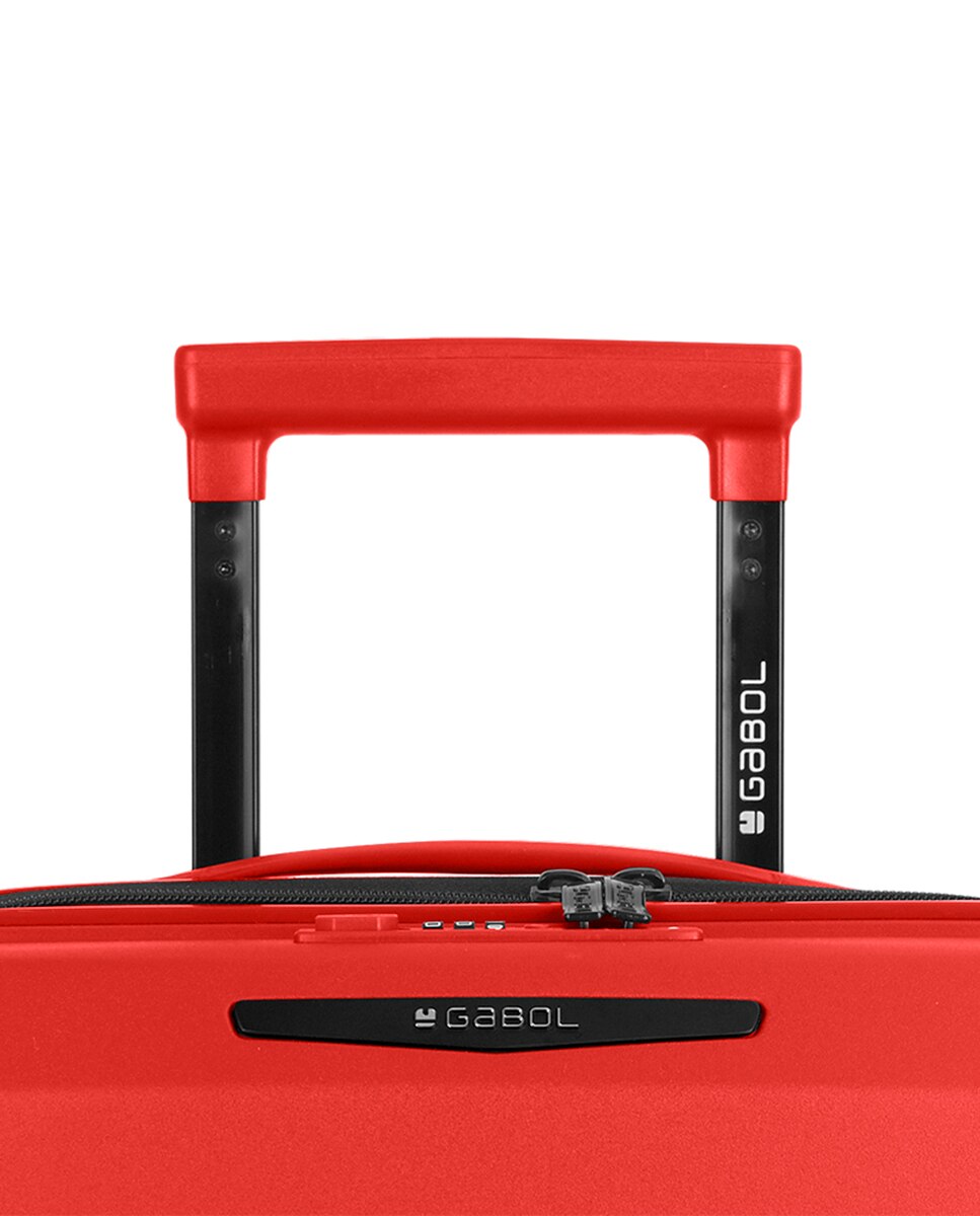 Conjunto de 3 Malas Expansíveis (cabine, Média e Grande) Soho com Capacidade de 241l Vermelho-6