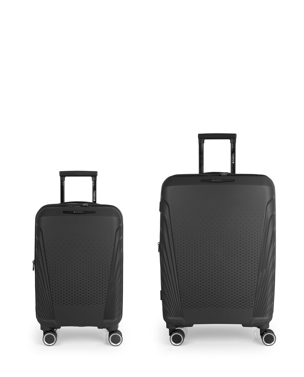 Imagem 0 de Conjunto de 2 Malas Expansíveis (cabine e Média) Soho com Capacidade de 119,5l