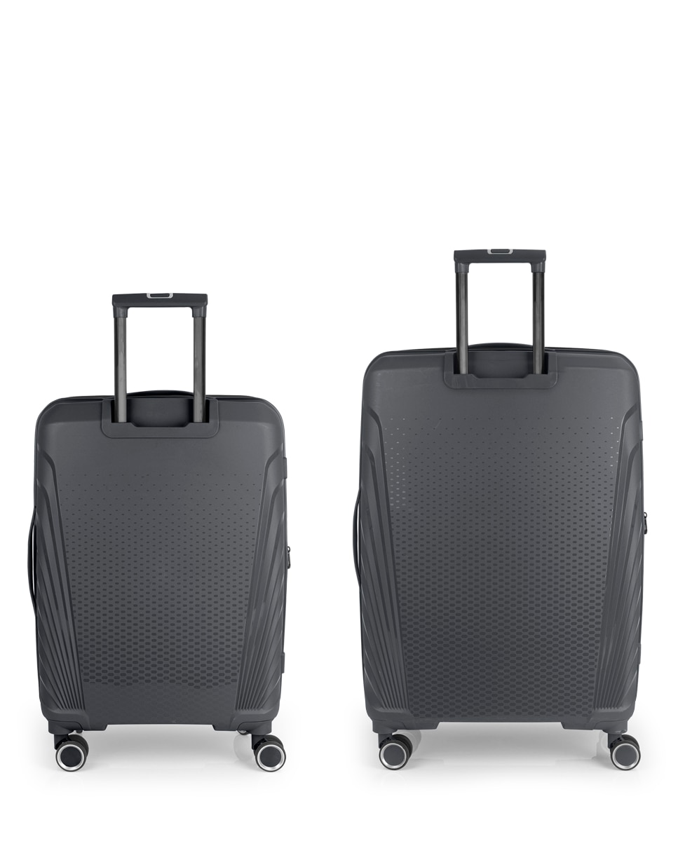 Conjunto de 2 Malas Expansíveis (média e Grande) Soho com Capacidade de 200,5l Cinzento-3