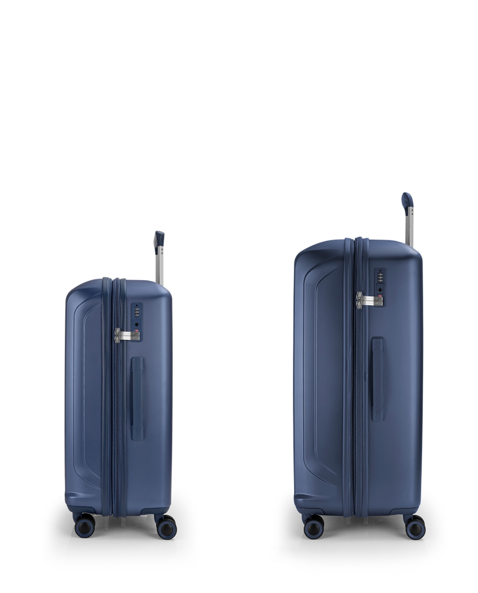 Conjunto de 2 Malas Expandíveis (média e Grande) Kai com Capacidade Até 183 L Azul-2