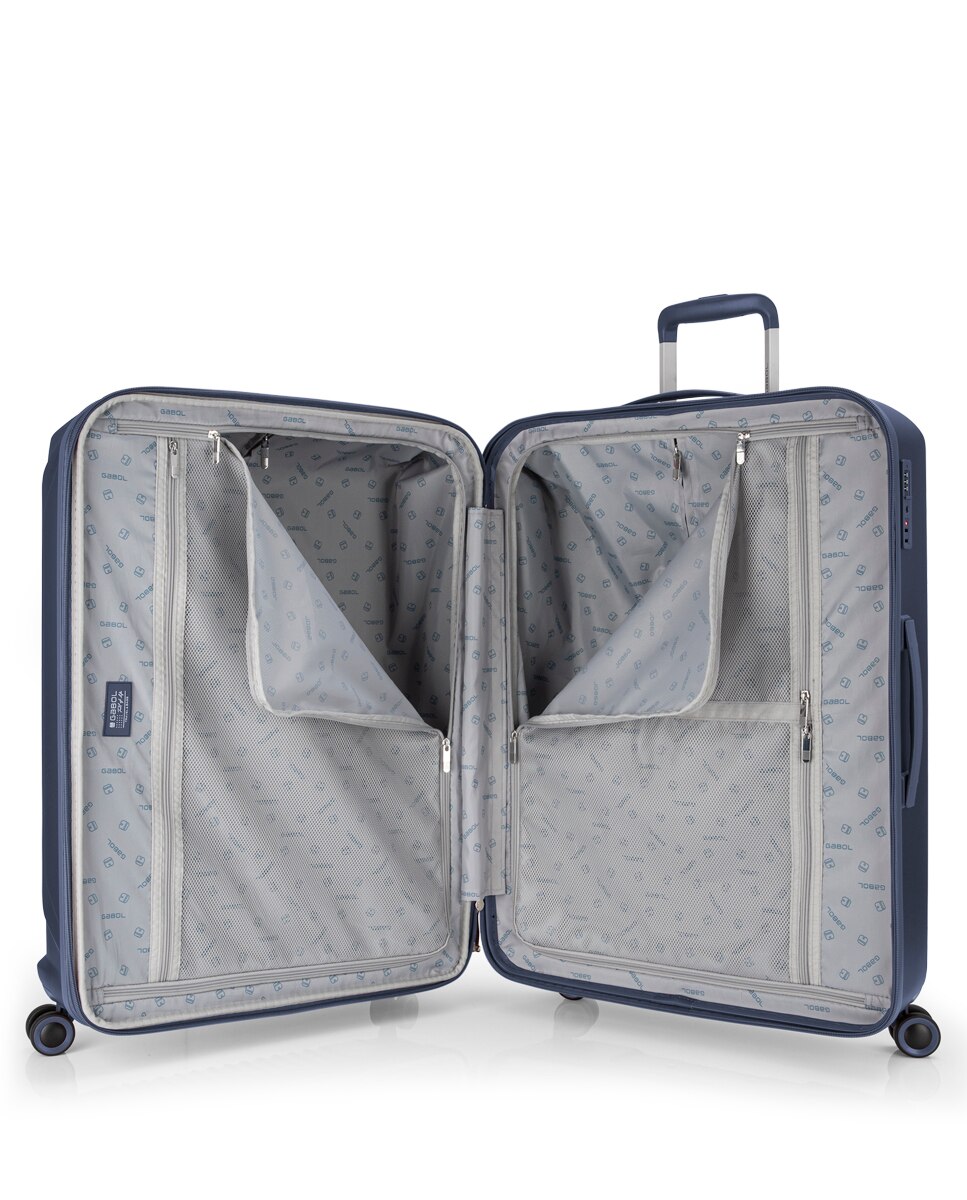 Conjunto de 2 Malas Expandíveis (média e Grande) Kai com Capacidade Até 183 L Azul-4