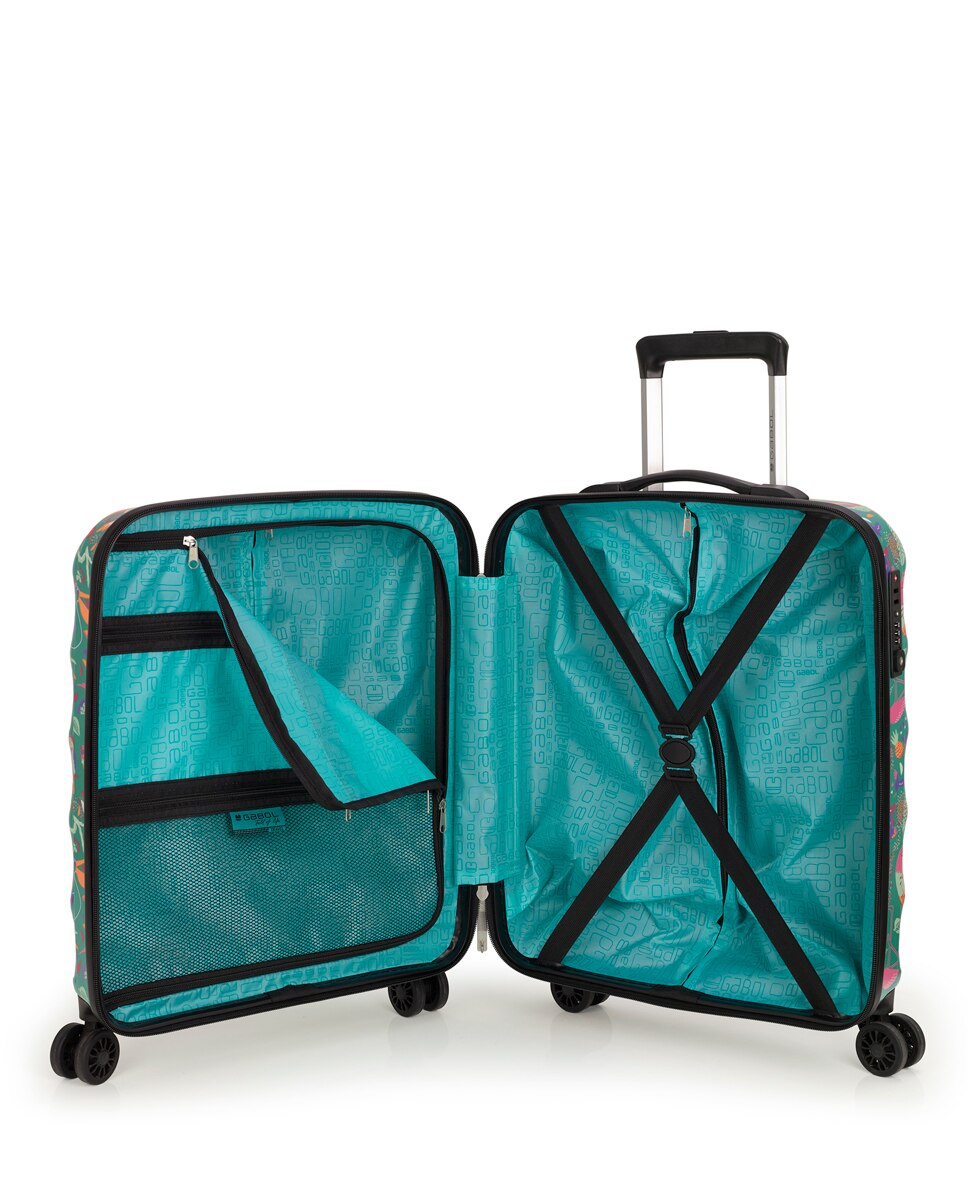 Mala de Cabine Vida com Capacidade de 38l Verde-4