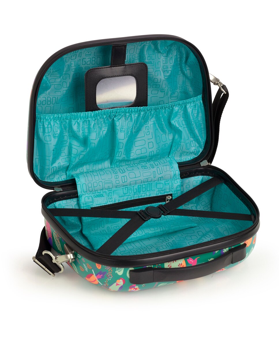 Conjunto de Malas (cabine, Média e Necessaire) Vida com Capacidade de 117l Verde-5