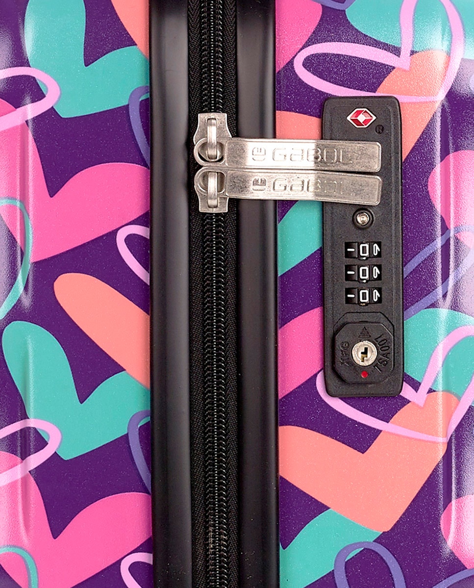 Mala de Cabine Kokoro com Capacidade de 38l Roxo-6