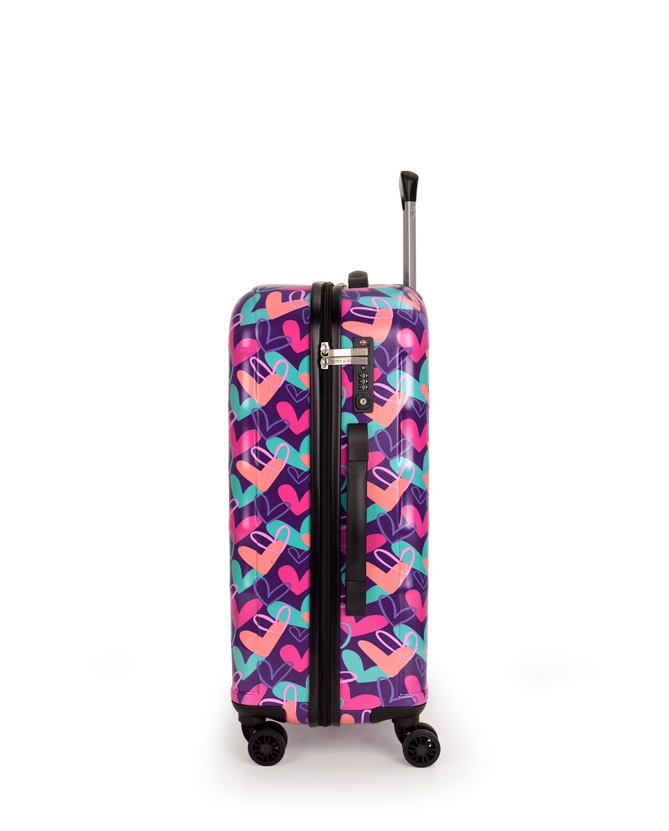 Mala Média Kokoro com Capacidade de 65l Roxo-2