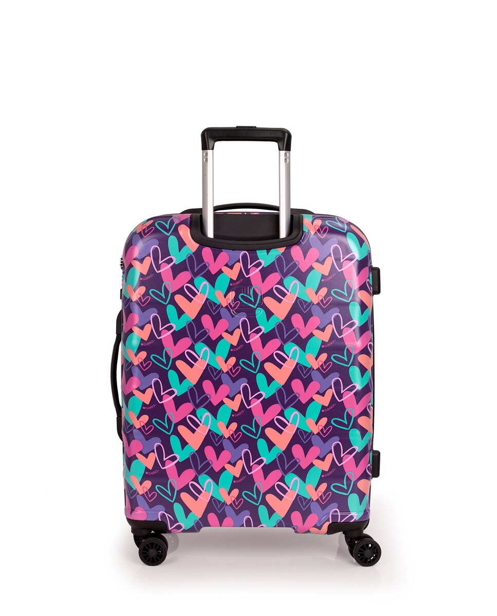 Mala Média Kokoro com Capacidade de 65l Roxo-3
