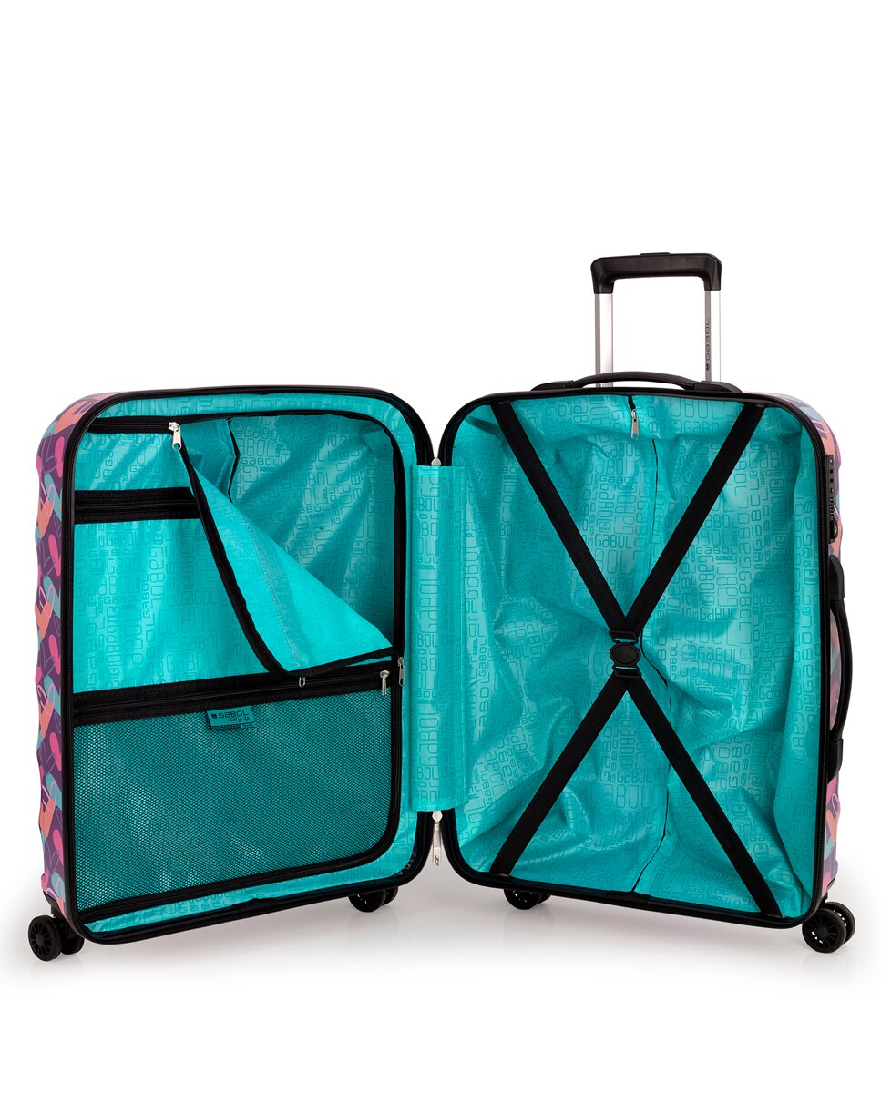 Mala Média Kokoro com Capacidade de 65l Roxo-4