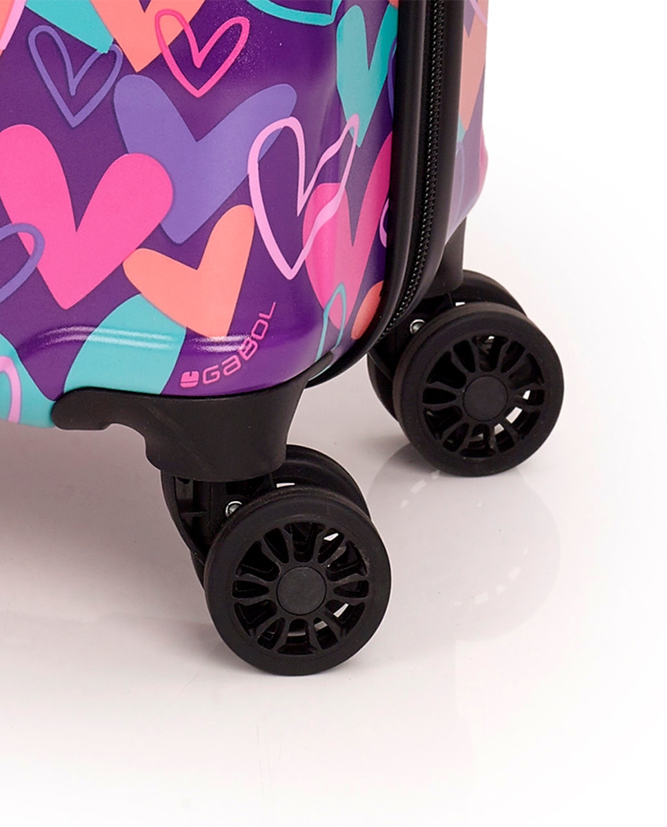 Mala Média Kokoro com Capacidade de 65l Roxo-5