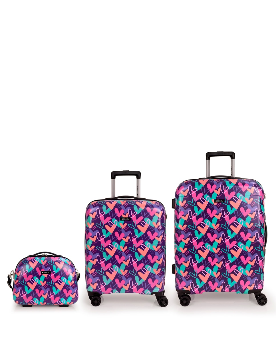 Imagem 0 de Conjunto de Malas (cabine, Média e Necessaire) Kokoro com Capacidade de 117l