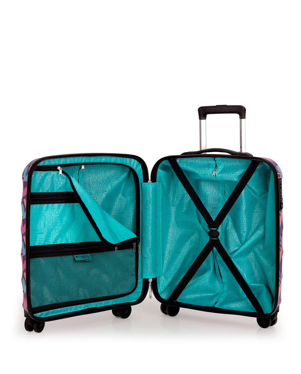Conjunto Mala de Cabine e Necessaire Kokoro com Capacidade de 52l Roxo-4