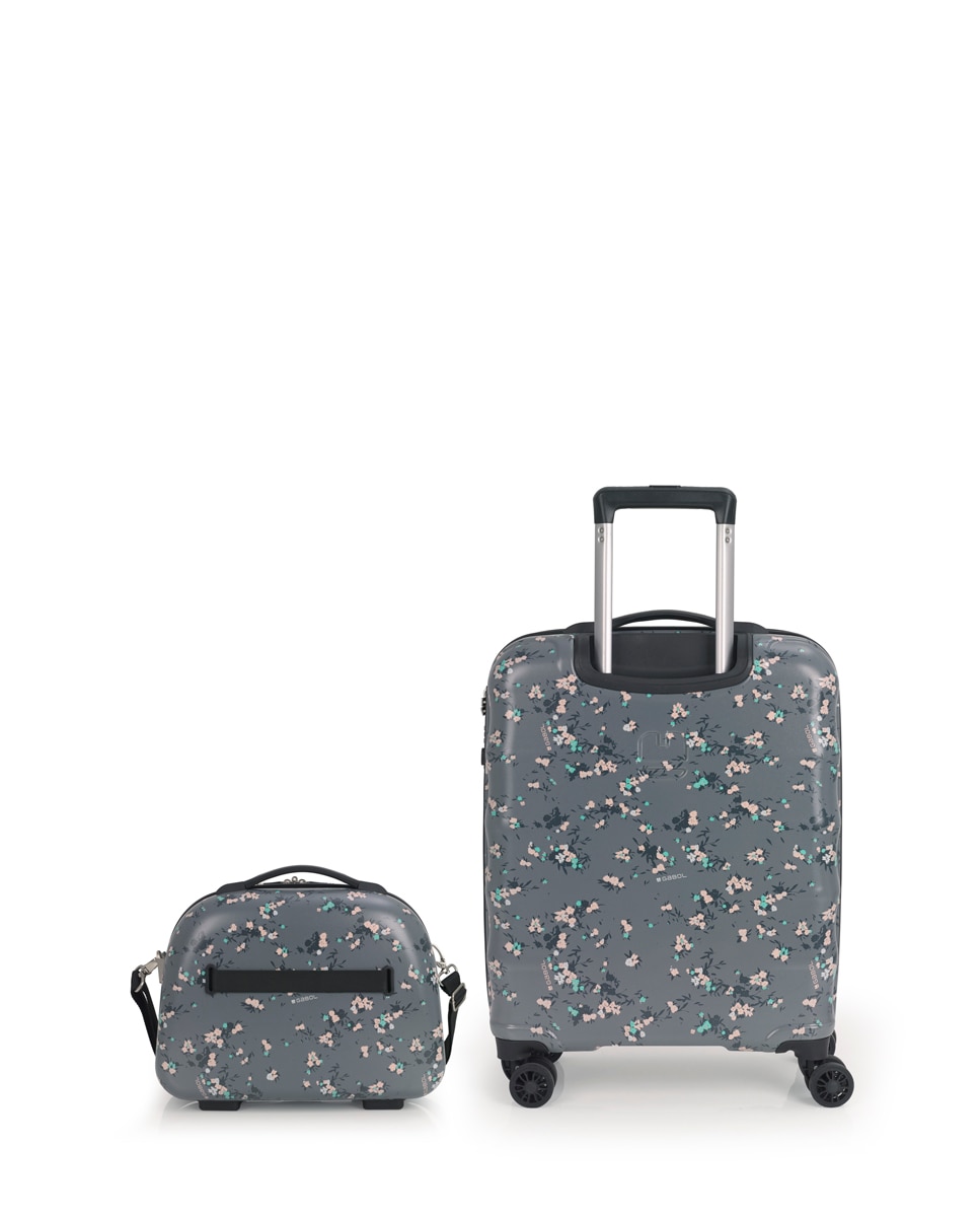 Conjunto de Mala de Cabine e Necessaire Secret com Capacidade de 52l Cinzento-3