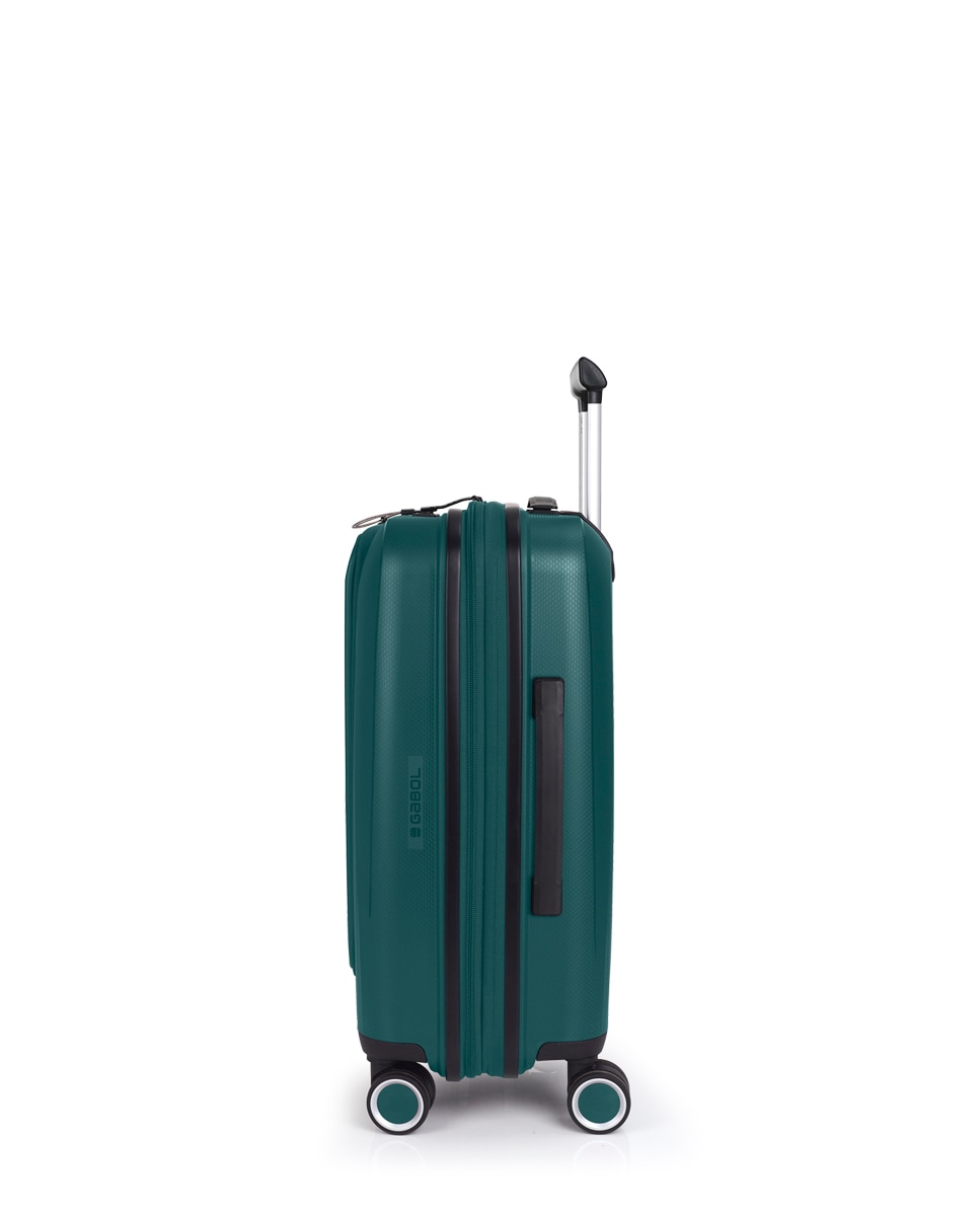 Mala de Cabine com Bolso para Portátil Expansível Brooklyn Rígida com Capacidade Até 42,5 L Verde-escuro-2