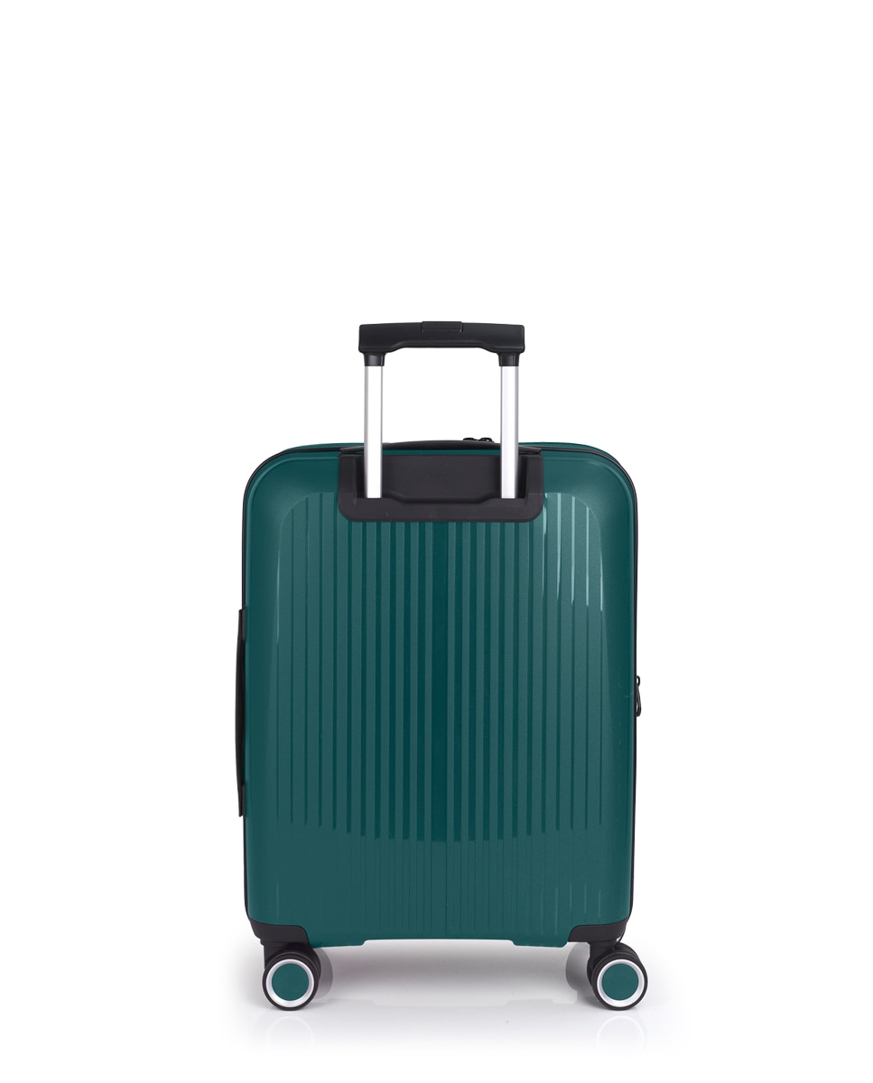 Mala de Cabine com Bolso para Portátil Expansível Brooklyn Rígida com Capacidade Até 42,5 L Verde-escuro-3