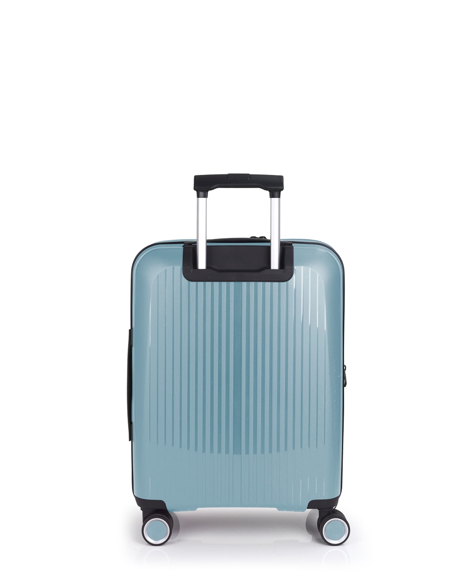 Mala de Cabine com Bolso para Portátil Expansível Brooklyn Rígida com Capacidade Até 42,5 L Azul-claro-3