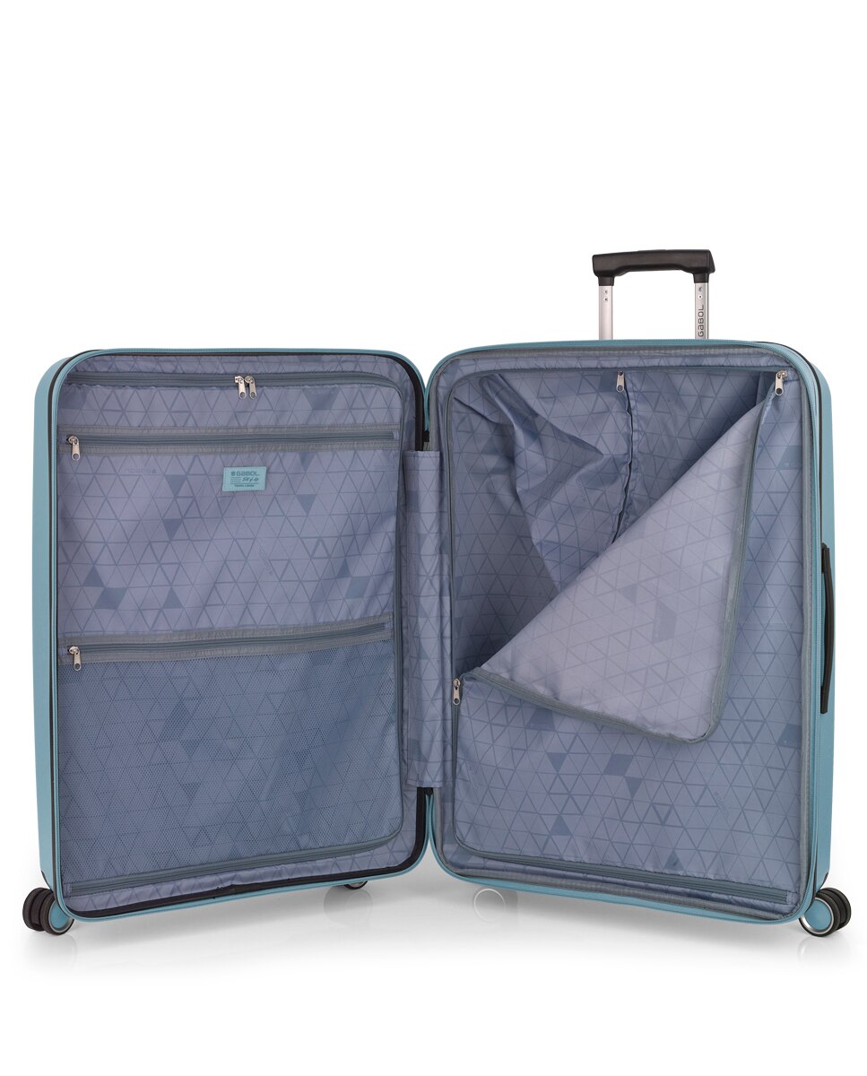 Mala Grande Expandível Brooklyn Rígida com Capacidade Até 109 L Azul-claro-5