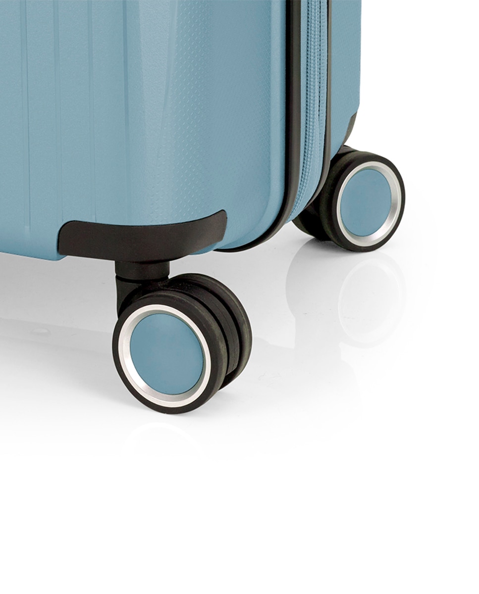 Mala Grande Expandível Brooklyn Rígida com Capacidade Até 109 L Azul-claro-6