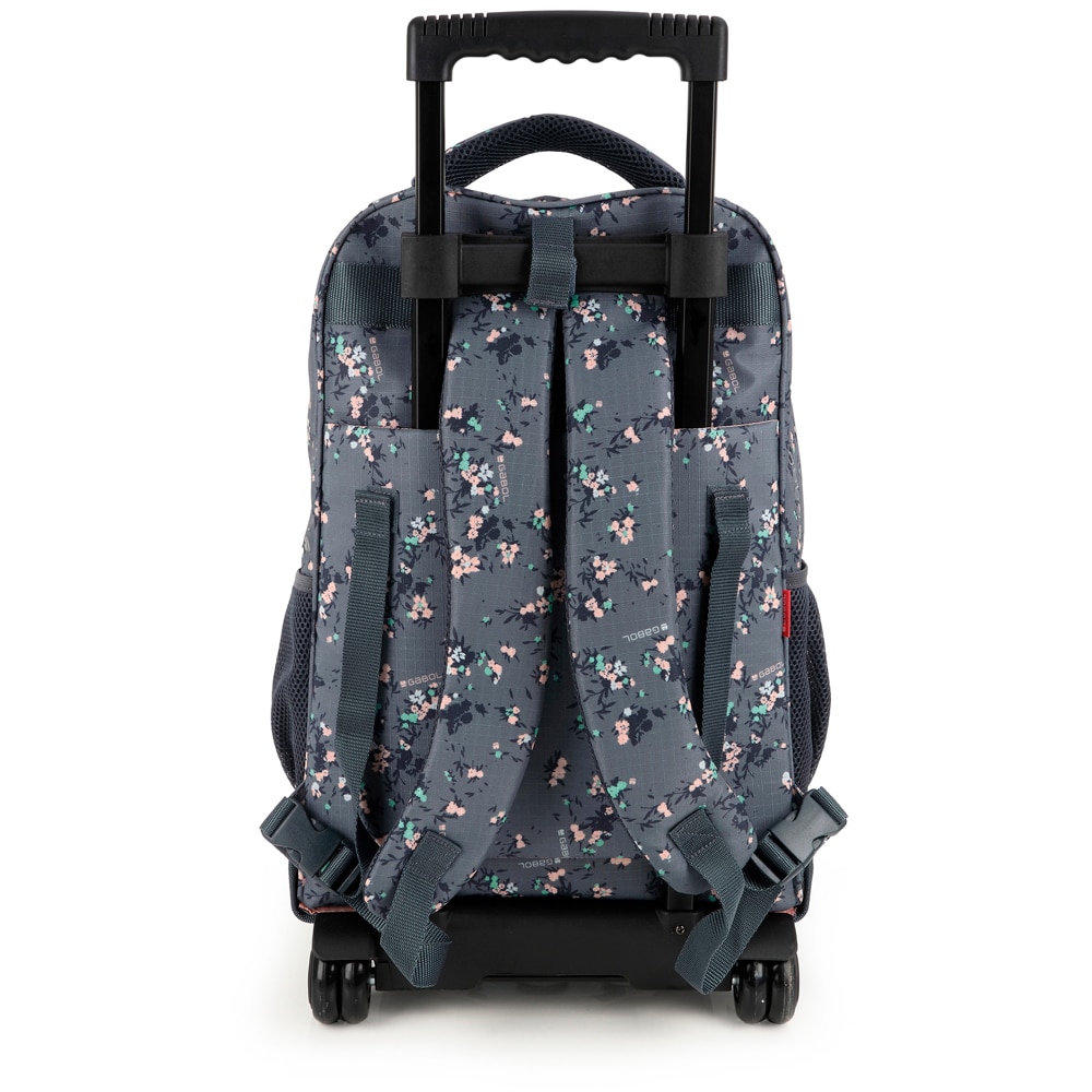 Mochila com Rodas Desmontável Gabol Secret de Poliéster Resistente À Água Cinzento-3