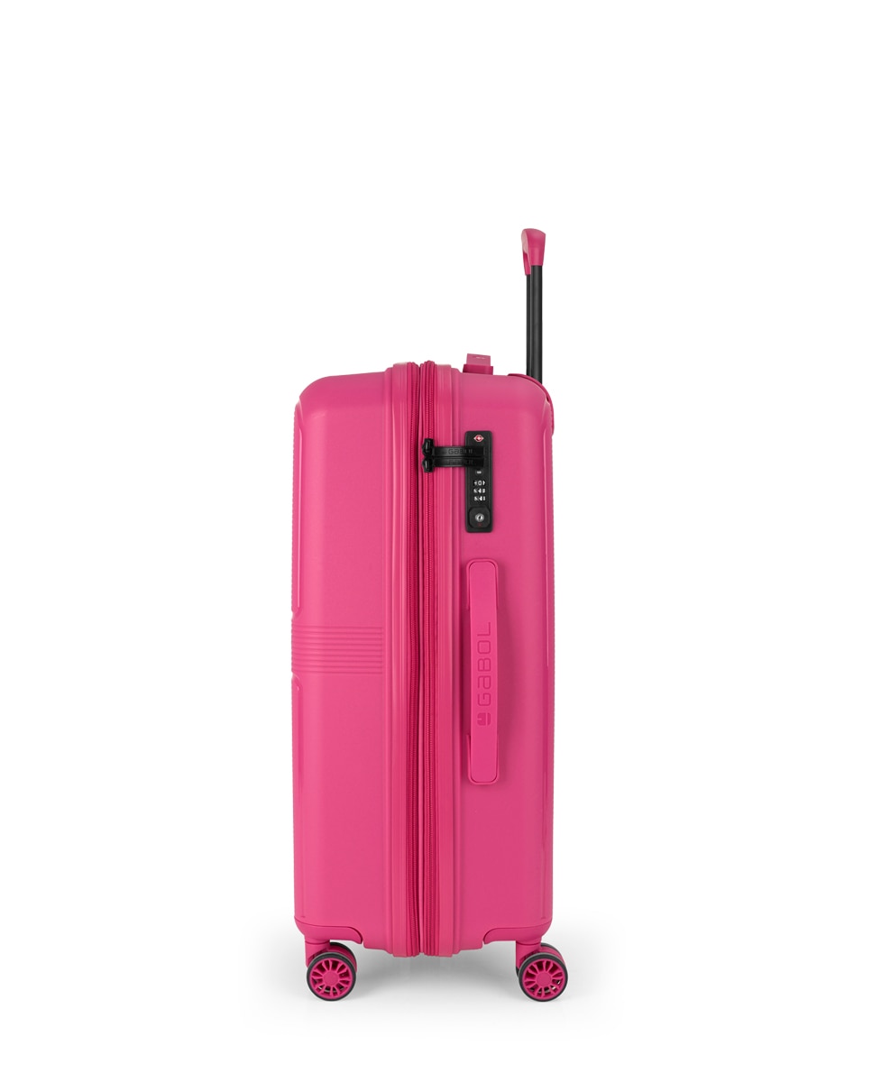 Mala Média Expansível Steady, com Capacidade de 63,3 L Fúcsia-2