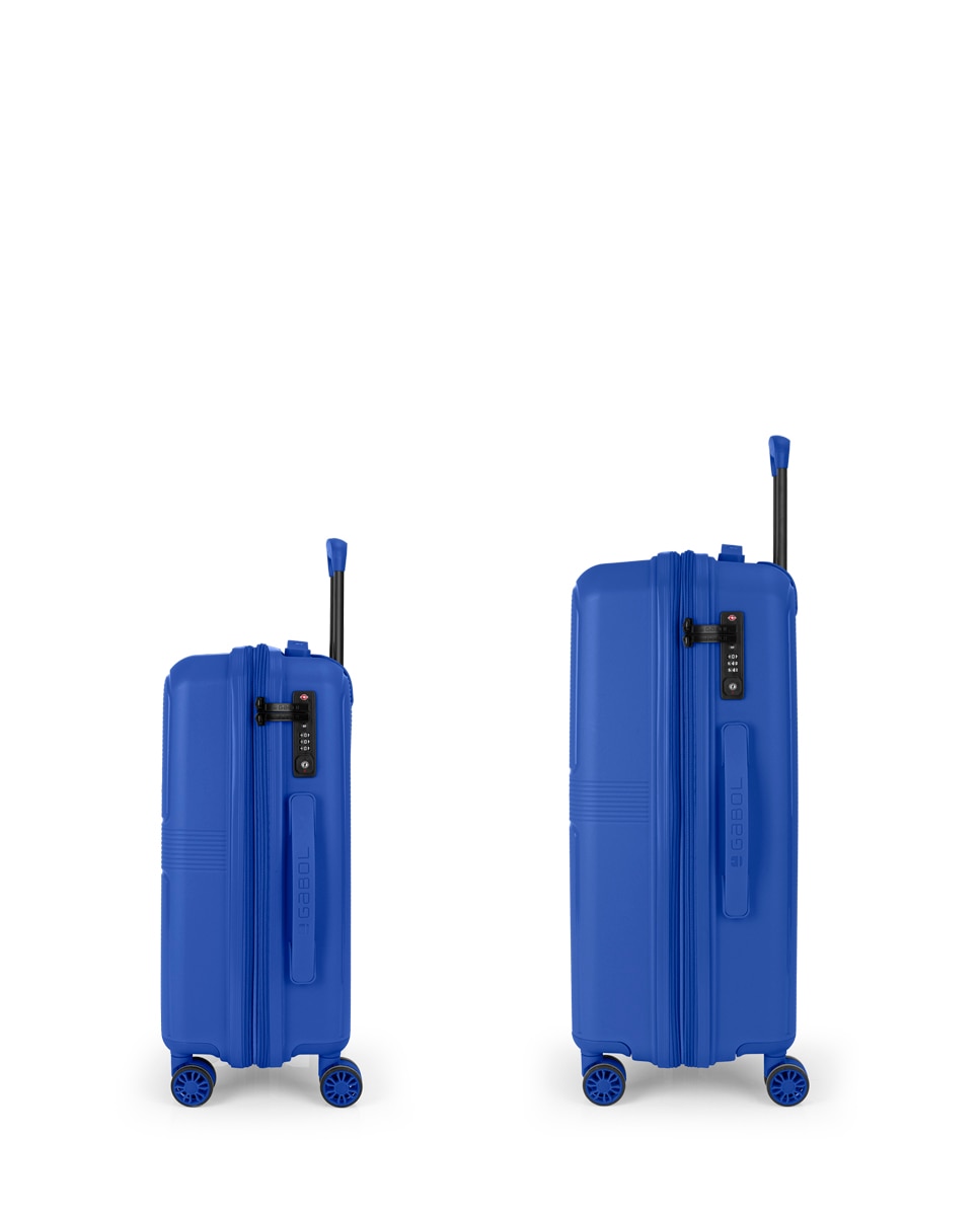 Conjunto de Malas Expandíveis (cabine e Média) Steady, com Capacidade Até 102 L Azul-2