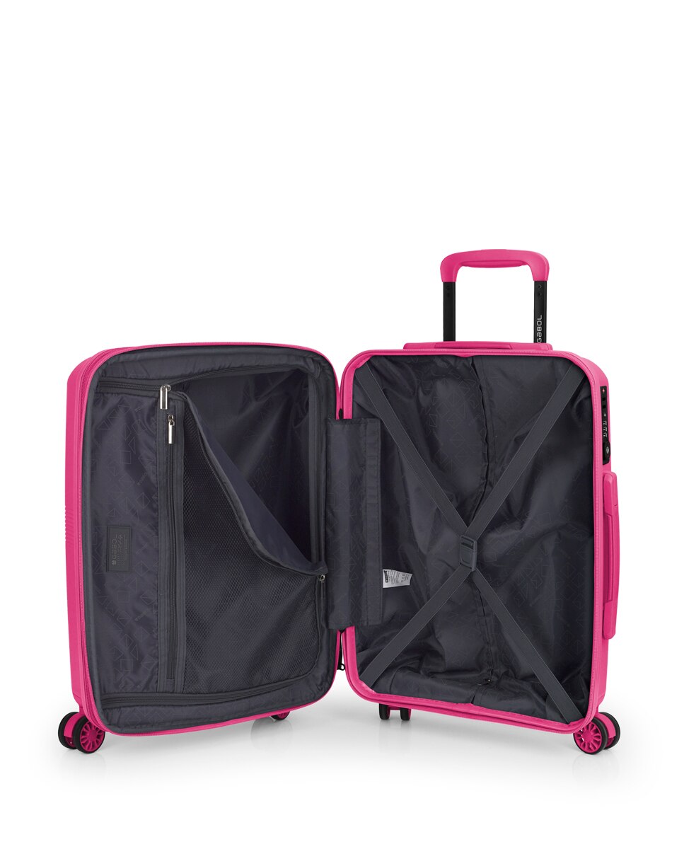 Conjunto de Malas Expansíveis (cabine, Média e Grande) Steady, com Capacidade Até 195 L Fúcsia-4