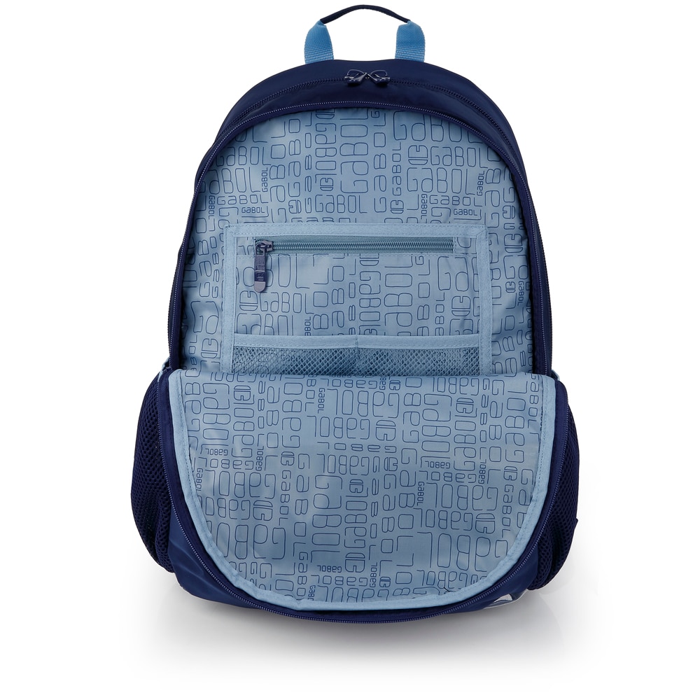 Mochila Adaptável a Carro Gabol Whisper de Poliéster Resistente À Água Azul-marinho-4