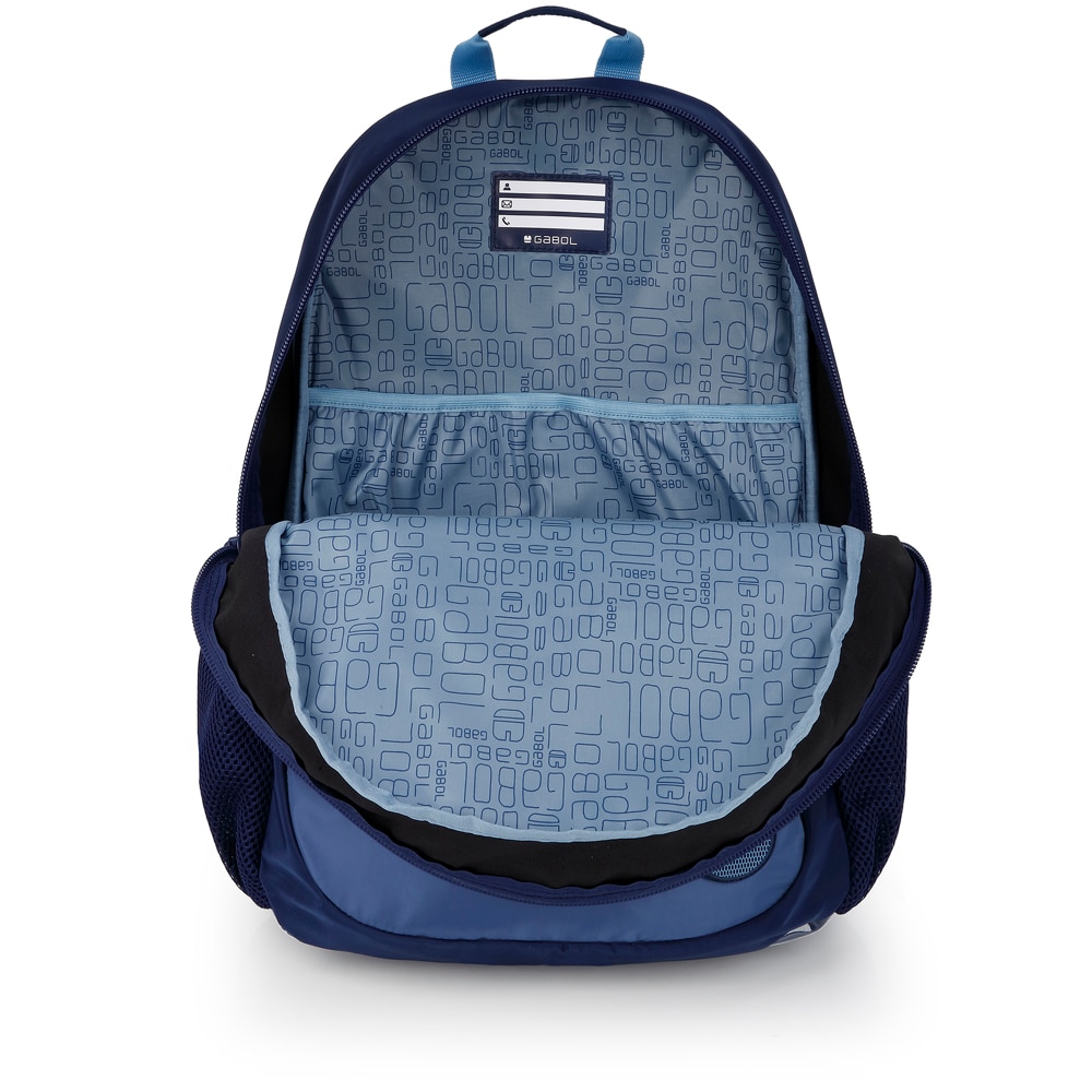 Mochila Adaptável a Carro Gabol Whisper de Poliéster Resistente À Água Azul-marinho-5