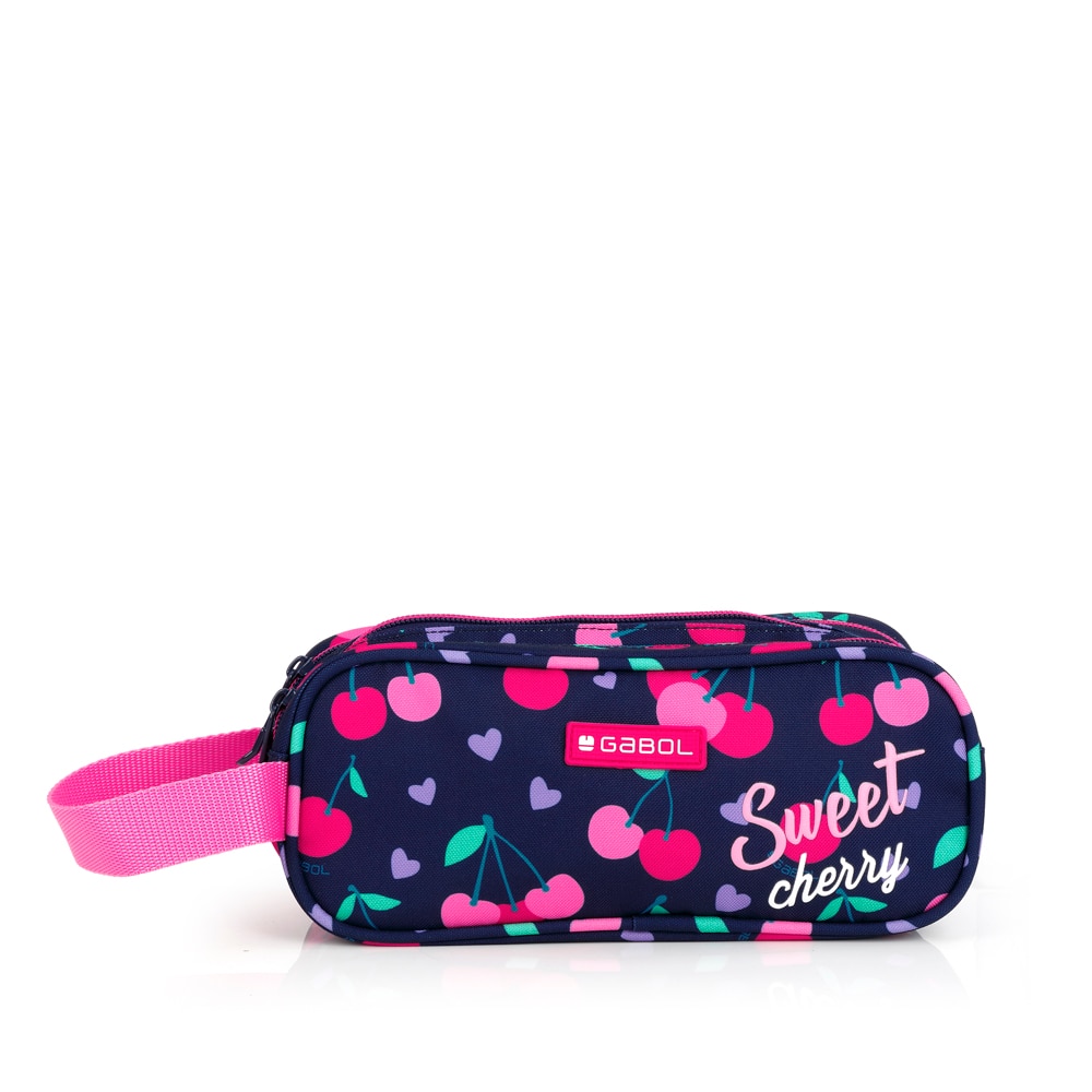 Imagem 0 de Estojo Triplo com Alça Gabol Sweet de Poliéster Resistente À Água