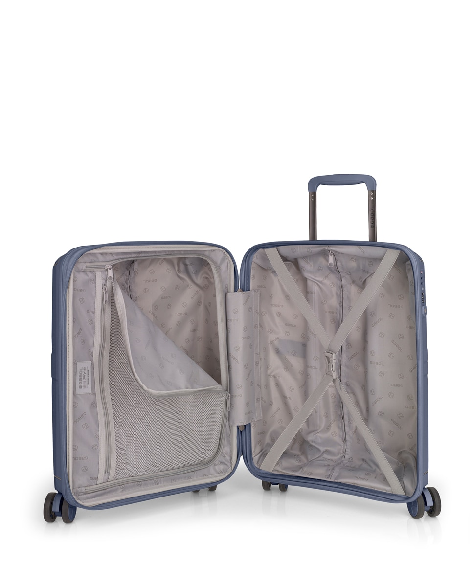 Mala de Cabine Expandível Crosby com Capacidade Até 46l Azul-4