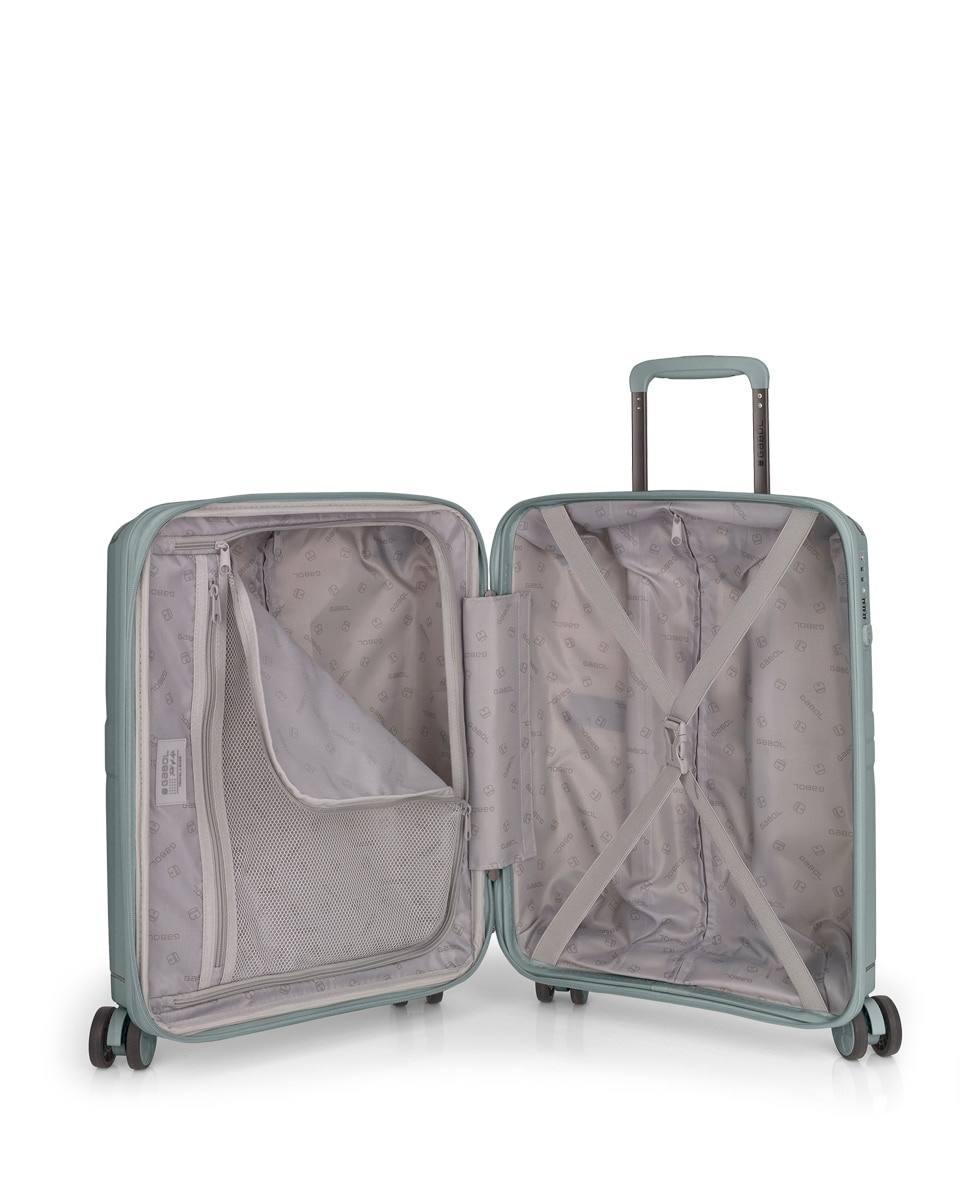 Conjunto de 3 Malas (cabine, Média e Grande) Expansível Crosby com Capacidade Até 240l Verde-4