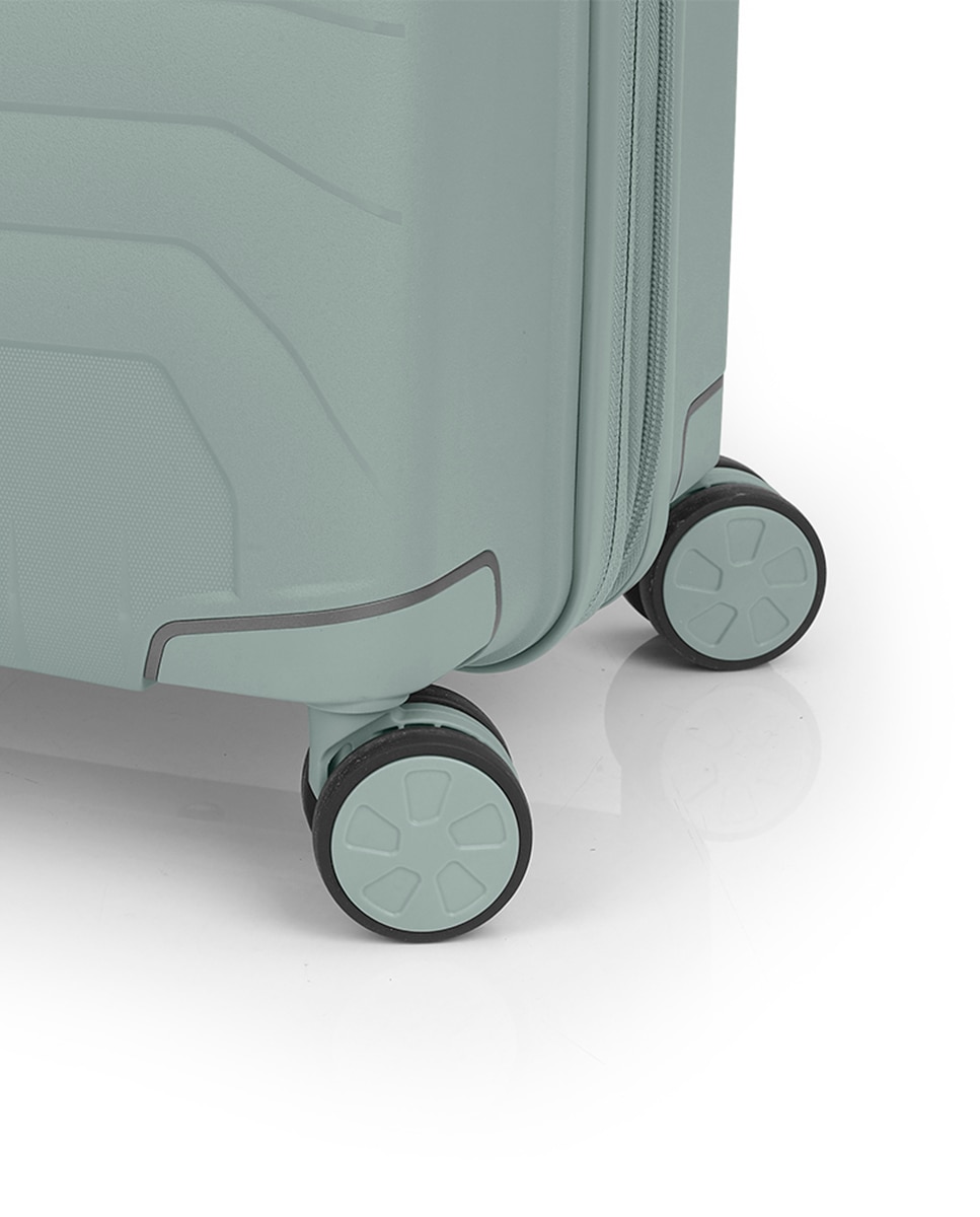 Conjunto de 3 Malas (cabine, Média e Grande) Expansível Crosby com Capacidade Até 240l Verde-5