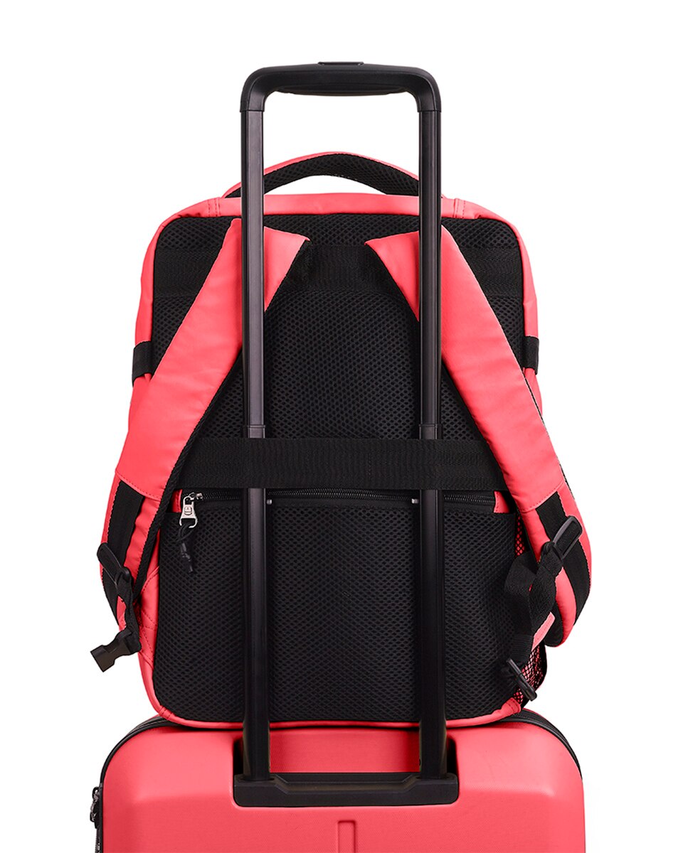 Mochila de Viagem Underseat Vancouver Impermeável Coral-6