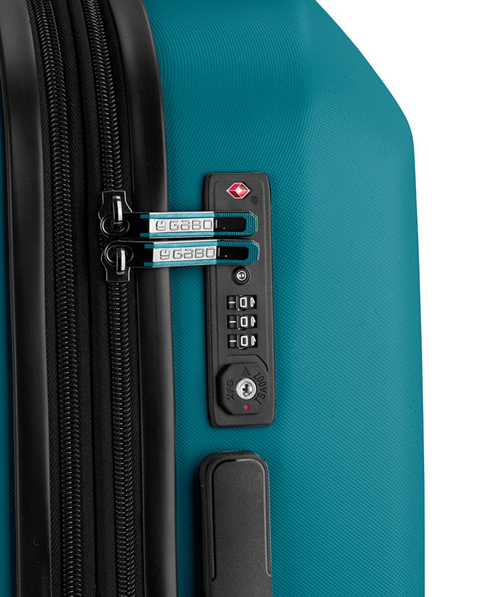 Mala de Cabine Expandível Pacific com Capacidade de 43l Turquesa-6