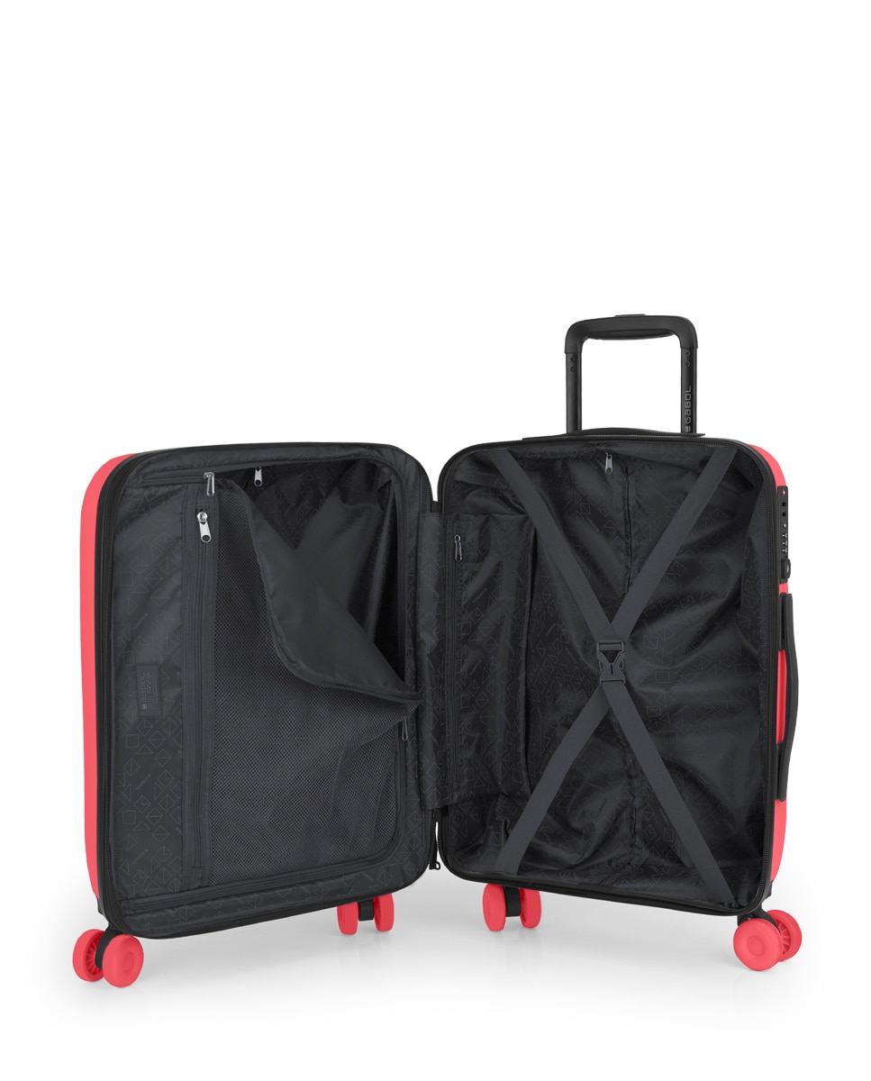 Conjunto de 3 Malas (cabine, Média e Grande) Expansível Pacific com Capacidade Até 209l Coral-4