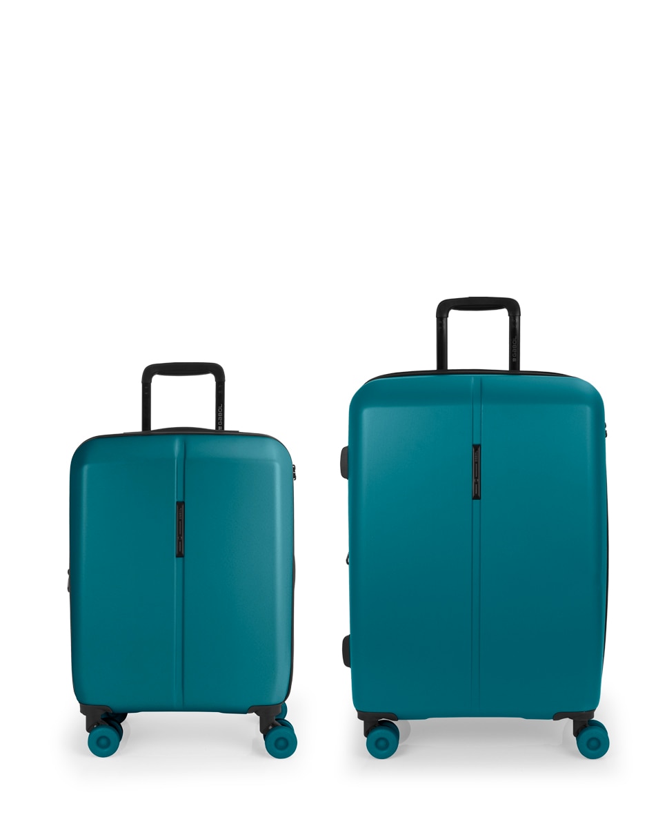 Conjunto de 2 Malas (cabine e Média) Expansível Pacific com Capacidade de 121l Turquesa-1