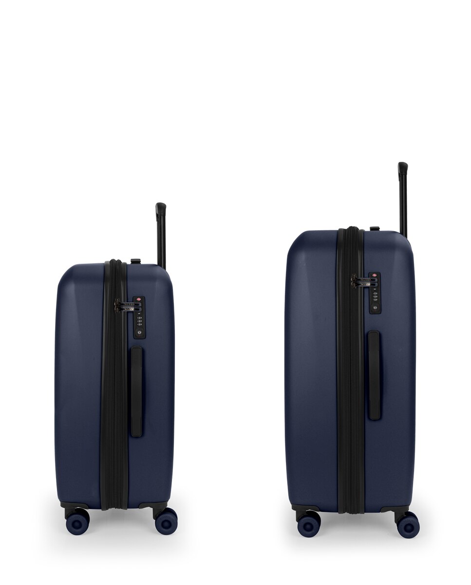 Conjunto de 2 Malas (média e Grande) Expandível Pacific com Capacidade de 198l Azul-marinho-2