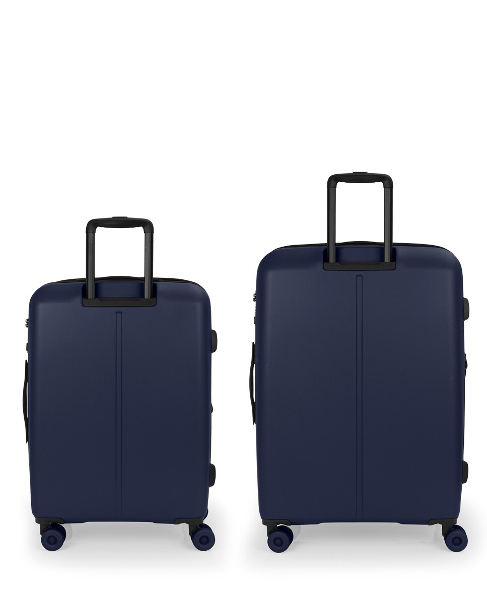 Conjunto de 2 Malas (média e Grande) Expandível Pacific com Capacidade de 198l Azul-marinho-3