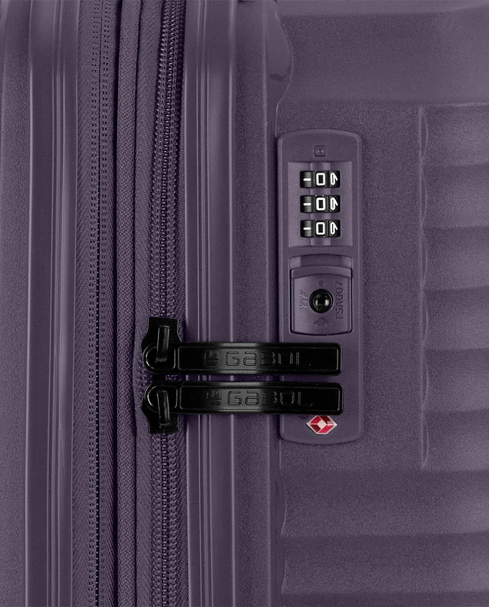 Conjunto de 3 Malas (cabine, Média e Grande) Expansível Bridge com Capacidade Até 233l Roxo-6