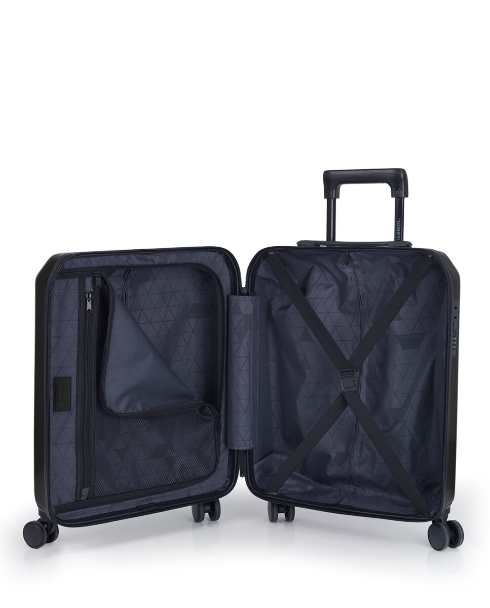 Mala de Cabine Slider Rígida com Capacidade de 36,2 L Preto-4