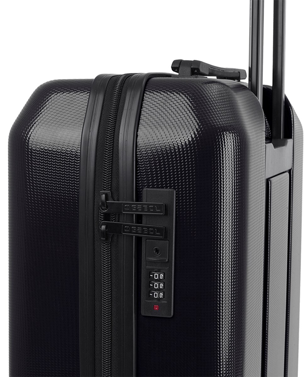 Mala de Cabine Slider Rígida com Capacidade de 36,2 L Preto-7