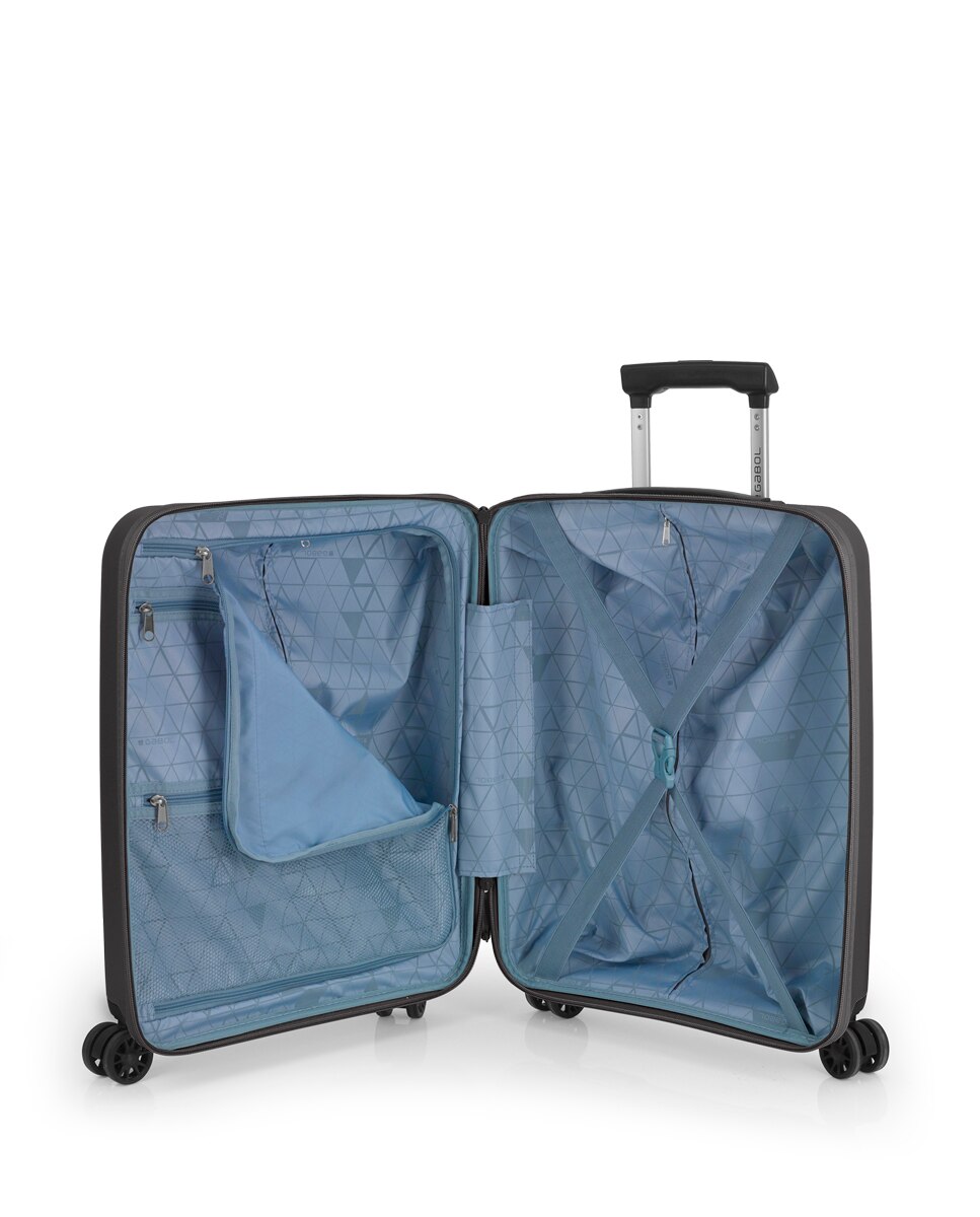 Mala de Cabine Brooklyn Rígida com Capacidade de 38,7 L Cinzento-escuro-4