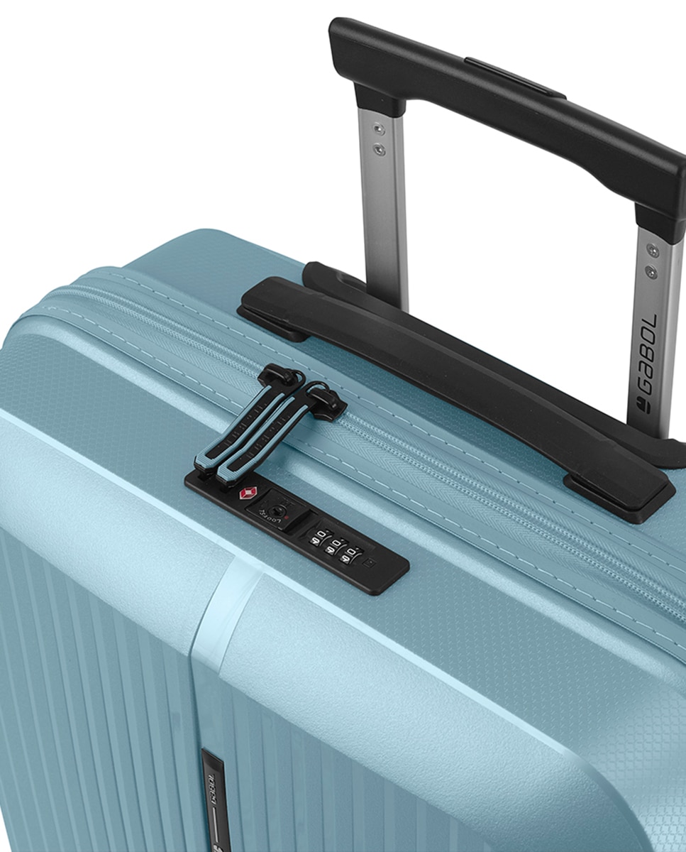 Mala de Cabine Brooklyn Rígida com Capacidade de 38,7 L Azul-claro-6