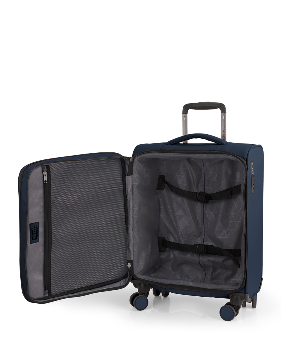 Mala de Cabine Expansível Canada Maleável com Capacidade Até 42,2l Azul-marinho-4